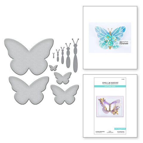 So Many Butterflies Etched Dies from Bibi’s Butterflies Collection by Bibi Cameron