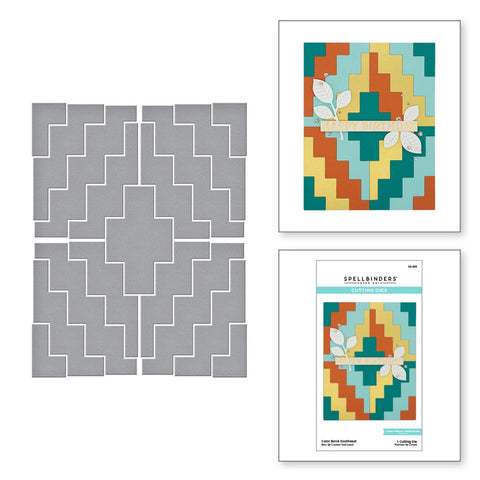 Matrices gravées Color Block Southwest de la collection Color Block Background