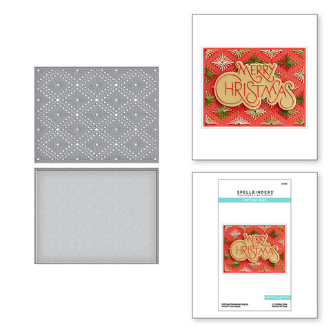 Matrices gravées en diamant Argyle cousues de la collection de Noël Stitchmas