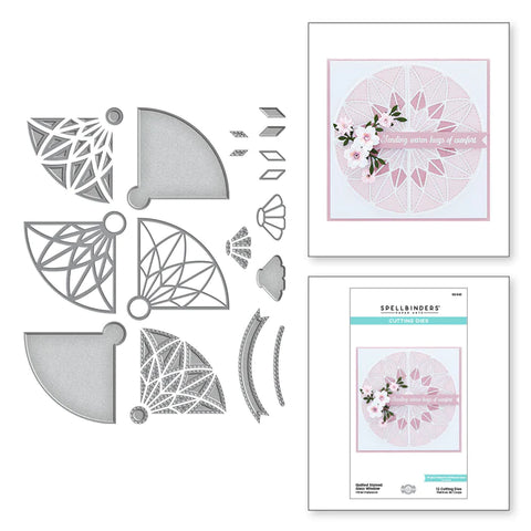 Quilted Stained Glass Window Etched Dies from Home Sweet Quilt Collection by Becca Feeken