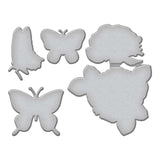 Butterfly Kisses Etched Dies for Coordinating Stamps Set by Simon Hurley