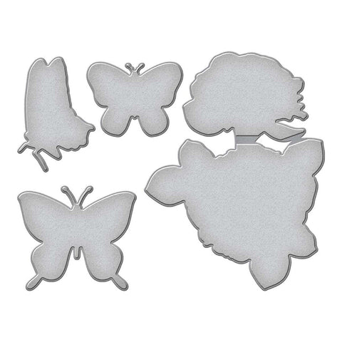 Butterfly Kisses Etched Dies for Clear Stamps Set by Simon Hurley ...