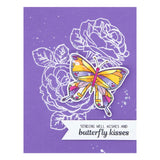Butterfly Kisses Etched Dies for Coordinating Stamps Set by Simon Hurley