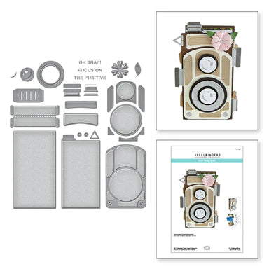 3D Vignette Twin Lens Camera Etched Dies from 3D Vignette Collection by Becca Feeken