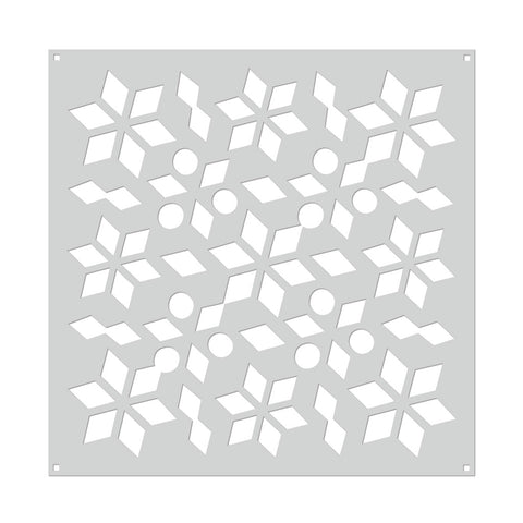 Poinsettia Pattern Stencil