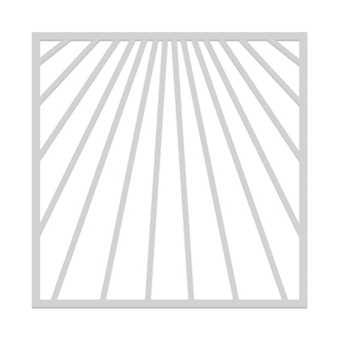 Rays of Color Stencil
