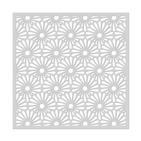 Daisy Mosaic Stencil 6x6