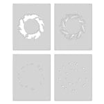 Color Layering Wreath Stencils
