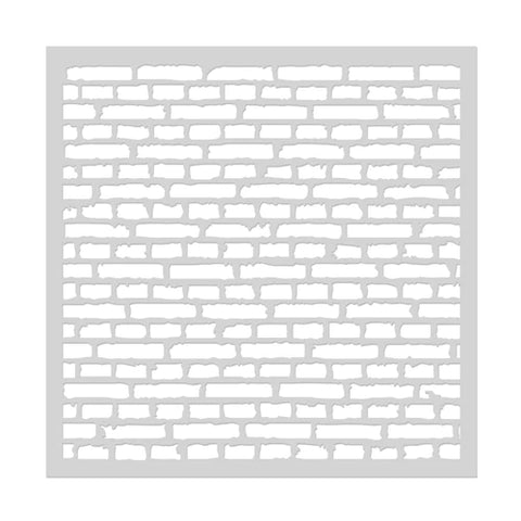 Brick Wall Stencil 6x6