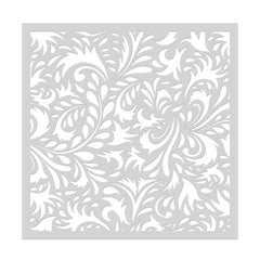 Leaf and Floral Stencil 6x6