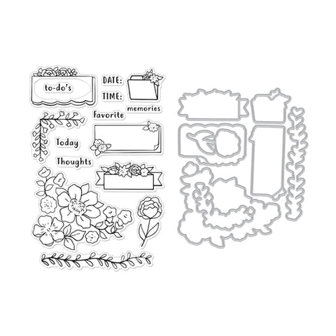 Paquet de journalisation florale (D)