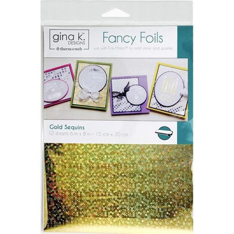 GKD Fancy Foils - Gold Sequins