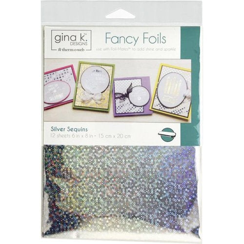 GKD Fancy Foils - Silver Sequins