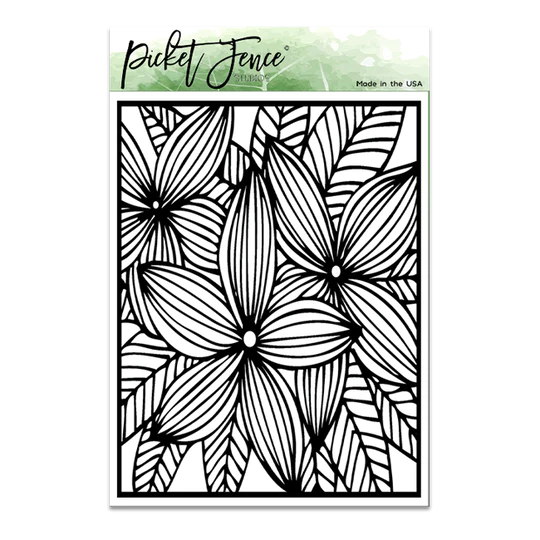 Plumeria Flowers 6x8 Stencils