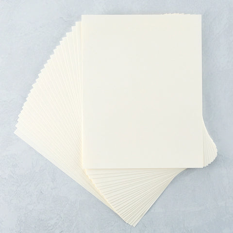 Papier cartonné crème 8 1/2" x 11 - paquet de 25