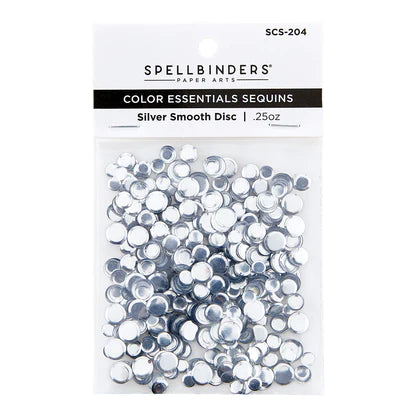 Silver Smooth Discs Sequins