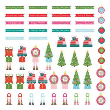 Christmas Delivery Printed Die Cuts from the Oh What Fun Collection
