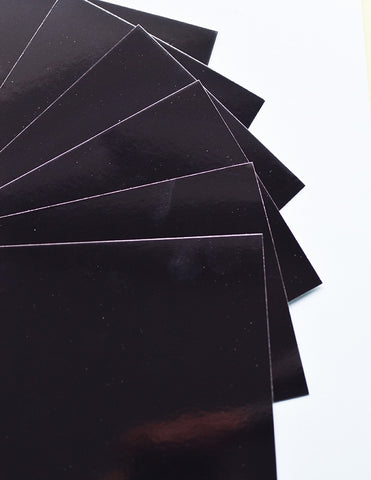 Black Glossy Paper Pack 10 sheets