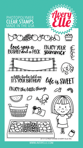 Fruit Stand Clear Stamp