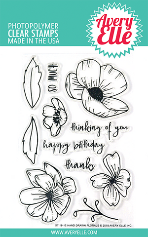 Hand Drawn Florals Clear Stamps 