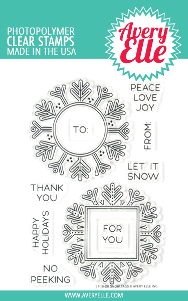 Snow Tags Clear Stamps