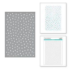 Raindrop Stencil from the Layered Stencils Collection by Spellbinders