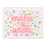 Layered Make a Wish Confetti from the Layered Stencils Collection by Spellbinders