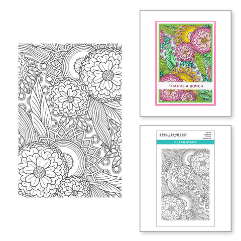 Ensemble de tampons transparents In Bloom de la collection Cardmaker II