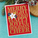 Joyful Words Clear Stamp Set from Gnome for Christmas Collection