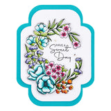 Four Petal Sweet Day Flowers Clear Stamp Set from the Four Petal Collection