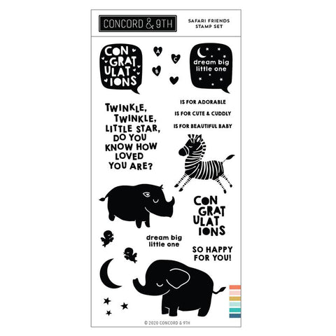 Safari Friends Stamp Set