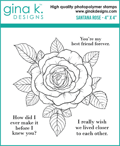 Santana Rose Stamp Set - Mini Stamp Set - RETIRING
