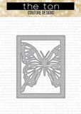 Matrice de plaque de recouvrement papillon machaon