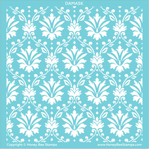 Damask - Background Stencil