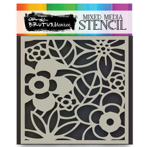 Mixed Media Stencil - Secret Garden