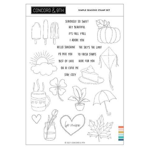Simple Seasons Stamp Set-(RETIRING)