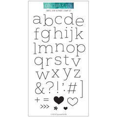 Simple Serif Alphabet