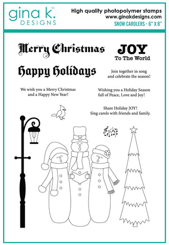 Snow Carolers Stamp Set