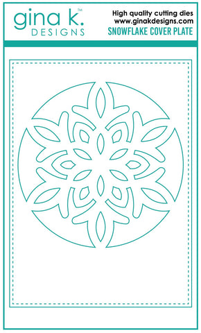 Snowflake Circle Cover Plate Die