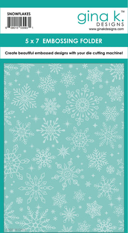 Snowflakes Embossing Folder