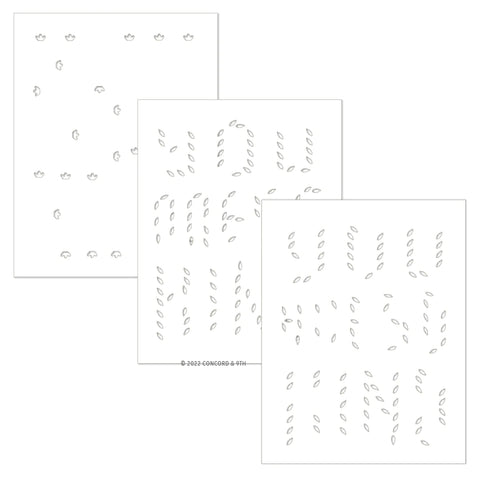 So Kind Stencils (3 pack)