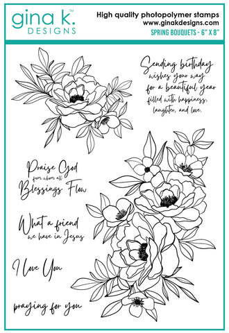 Spring Bouquets Stamp Set