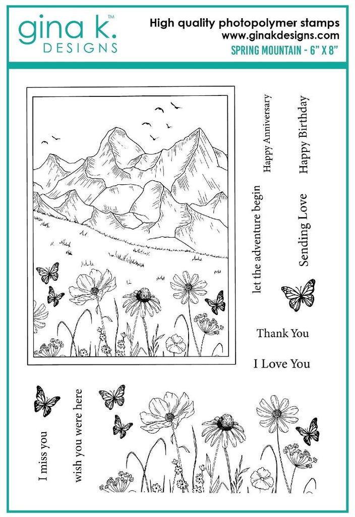 Spring Mountain Stamp Set - RETIRING