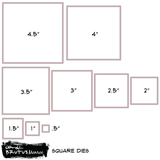 Matrices de fondation carrées