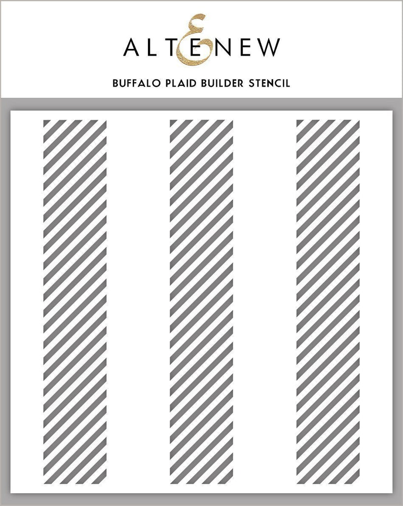 Buffalo Plaid Builder Stencil