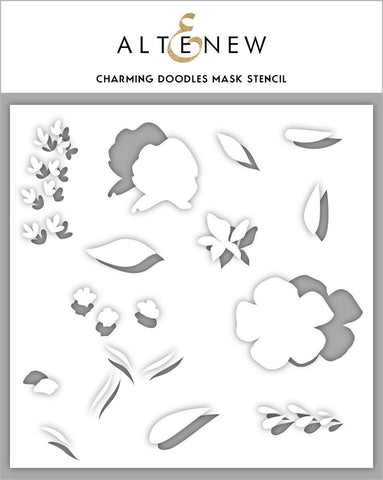 Charming Doodles Mask Stencil