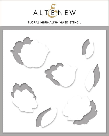 Floral Minimalism Mask Stencil