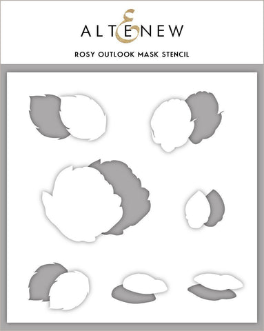 Rosy Outlook Mask Stencil