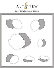 Rosy Outlook Mask Stencil - RETIRING