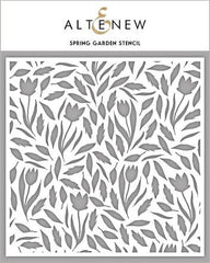 Spring Garden Stencil